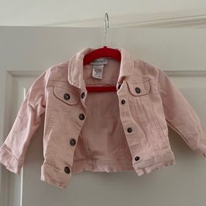 Pink jean jacket